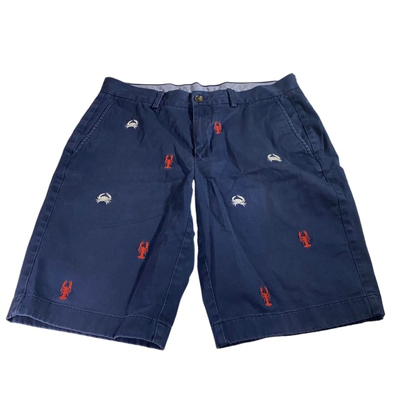 Brooks Brothers 34 Crabs Beach Golf Cotton Chino Shorts - Picture 1 of 6